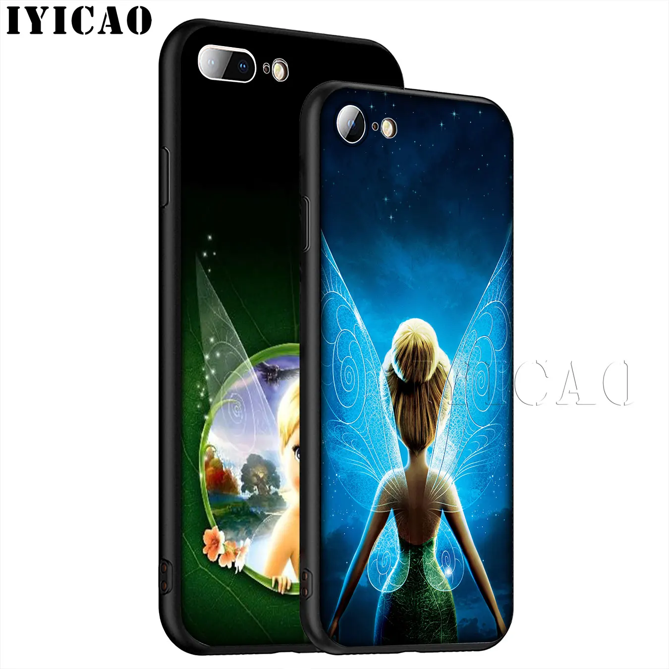 IYICAO Tinker Bell tinkerbell Peter Pan Мягкий силиконовый чехол для телефона iPhone XR X XS 11 Pro Max 6 6S 7 8