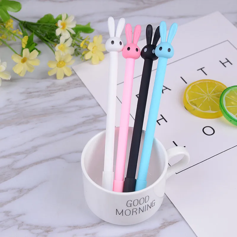 Цветной Кролик Утка гелевая ручка милый забавный Kawaii школьный аксессуар Kawai офисные канцелярские принадлежности вещь дети Стационарный магазин товары