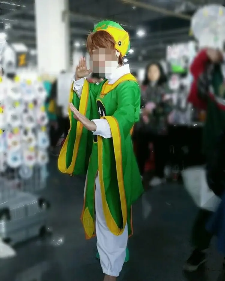 Карточка captor Sakura Syaoran Li косплей костюмы аниме халат в китайском стиле Cardcaptor для мужчин и женщин униформа для Хэллоуина Вечерние