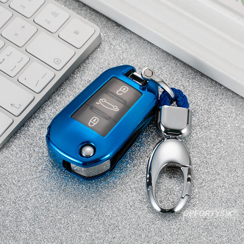 Чехол из ТПУ флип чехол для автомобильного смарт ключа кожи Citroen C4 кактус C5 C3 C4L