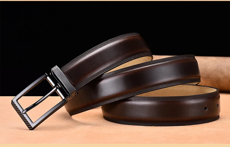 Classic Leather Belt Men High Quality Luxury Cowhide Waist Belt For Men belt Leather Genuine riemen voor mannen Dropshipping