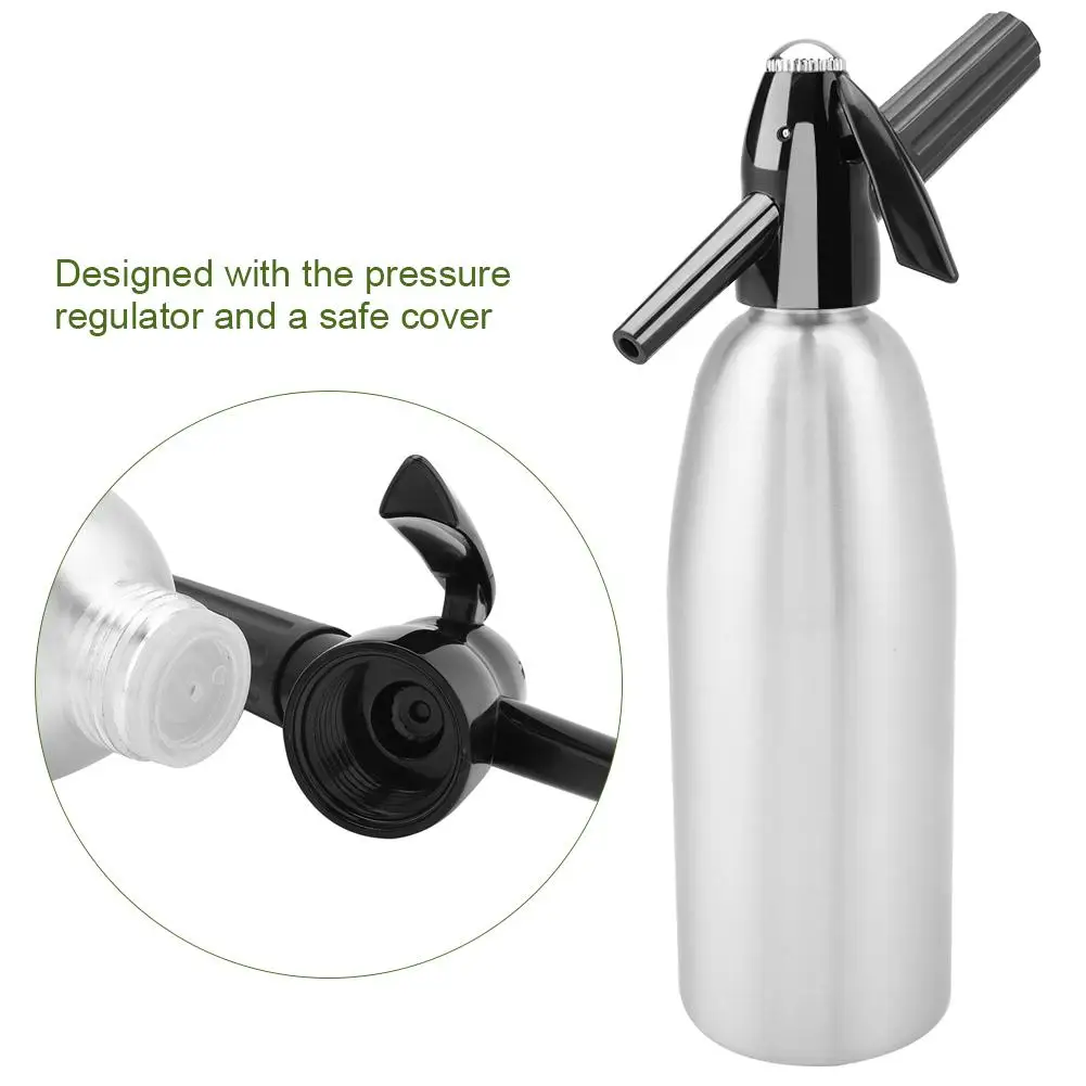 Горячая портативная Сода производитель 1Л холодный напиток газированные Пузырьковые воды машина DIY коктейль СО2 Сода сифон производитель Бар инструменты