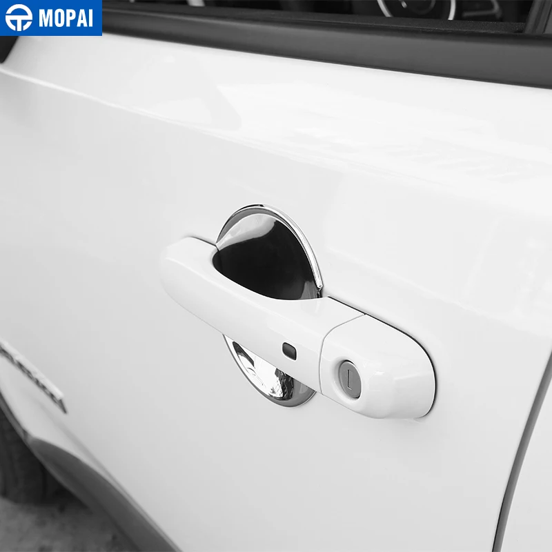MOPAI ABS Автомобильная дверная ручка, декоративная крышка, накладка, наклейки для Jeep Renegade, внешние аксессуары, автомобильный стиль