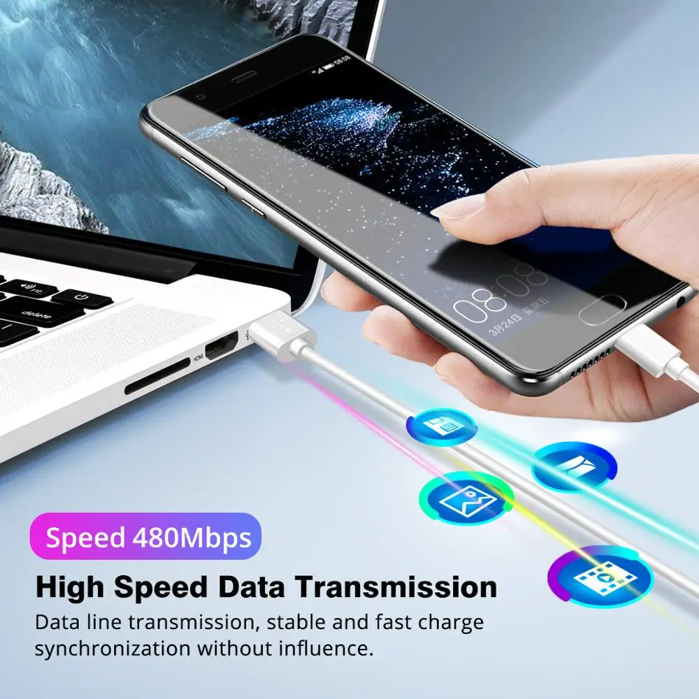 Кабель USB Type C 5A быстрое зарядное устройство телефонный кабель SCP FCP QC4.0 QC3.0 быстрая