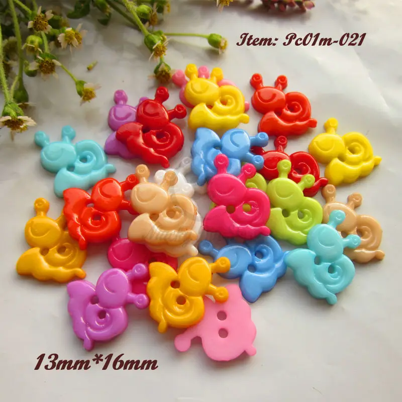 480 шт. пластиковые швейные пуговицы в форме улитки 13 х16 мм|button mirror|buttons for scrapbookingbutton