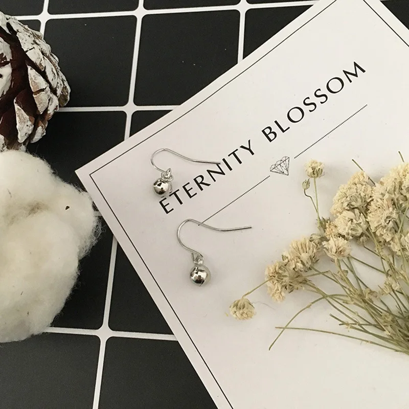 WTLTC трендовые крошечные сережки шарики для женщин мини Висячие бусины серьги