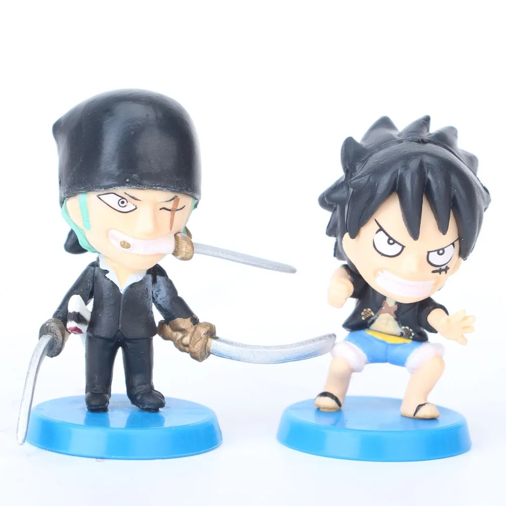 Фигурки героев аниме Luffy Zoro Doflamingo Franky Революционная сабо коала серденон ПВХ