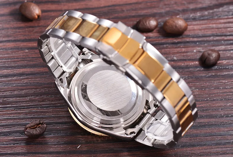 Часы наручные мужские кварцевые брендовые Роскошные полностью стальные модные