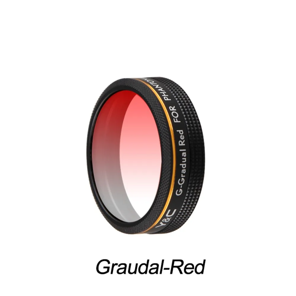 Фильтры для объектива 4A Градуированный Красный Синий Оранжевый Серый фильтр DJI