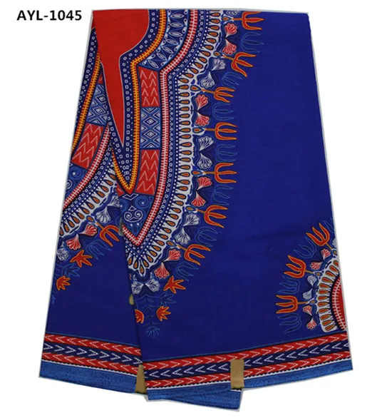 2016 последние dashiki материал 100% хлопок реального ткань воска 6 ярдов за лот AYL-1042 |