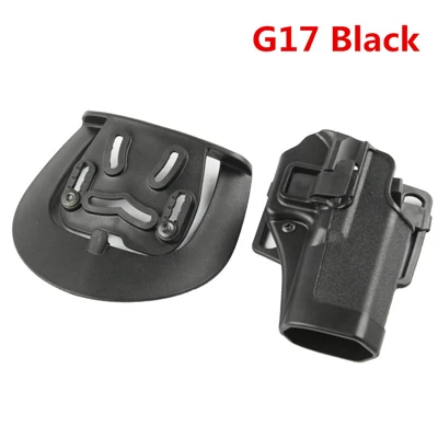 Тактический страйкбол CQC Кобура пистолет кобура для G17/1911/M9/P226/USP пояс петля Талия весло Открытый Охота - Цвет: G17  Black