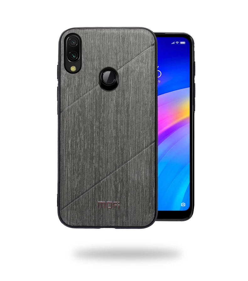 Для xiaomi redmi 7 чехол Защитный чехол для задней крышки Силиконовый противоударный черный чехол MOFi redmi 7 pro чехол s