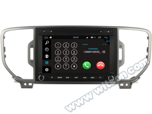 WITSON S200 Android 8 0 Восьмиядерный 32 ГБ флэш автомобильный DVD для KIA Sportage 2016 HD экран + GPS