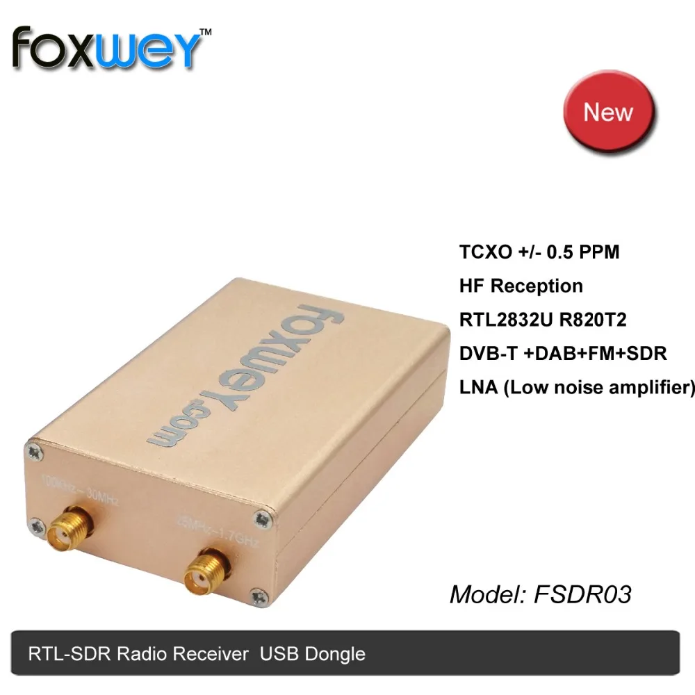 Новое RTL SDR RTL2832U R820T2 HF AM TXCO SMA для ADSB, AIS, ACARS, POCSAG, APRS, NOAA APT метеостанций, DAB, ham радио