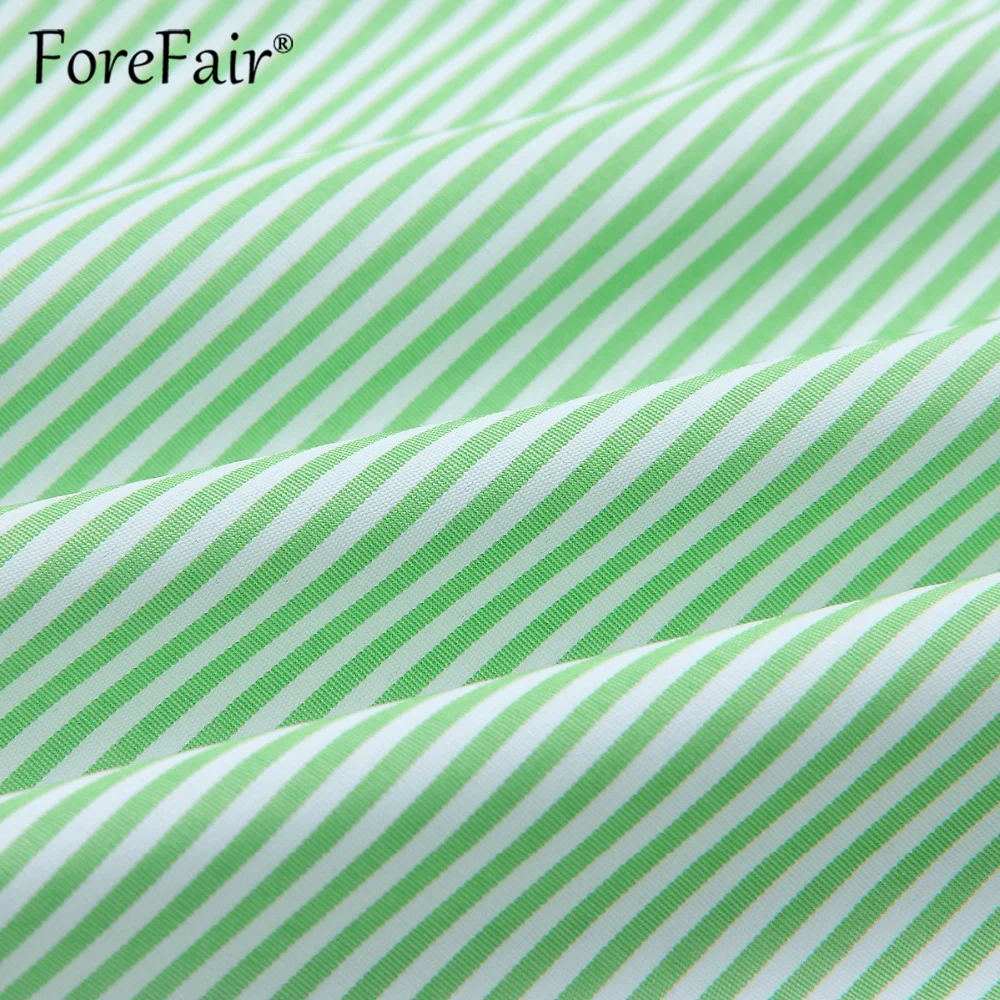 Женское платье в полоску с оборками Forefair мягкое свободное Повседневное