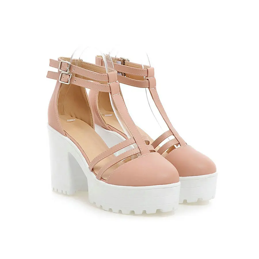 Женские летние туфли с Т образным ремешком NESIMOO лодочки из искусственной кожи на