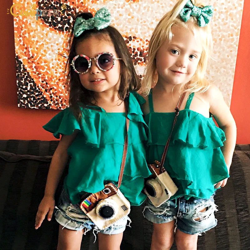 2019 модные солнечные очки для девочек матч Повседневное платье цветочный рисунок