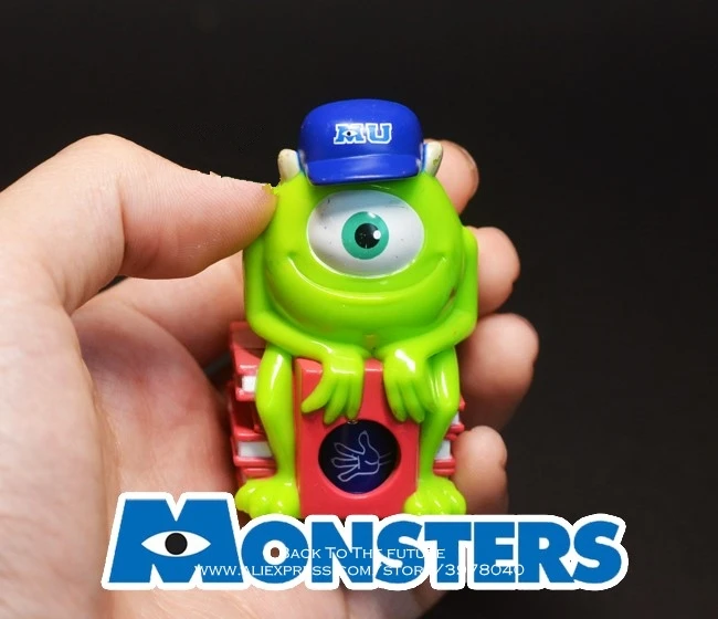Disney Monsters unique Mike Wazowski 2 шт./компл. 6 см фигурка аниме мини украшение коллекция пвх