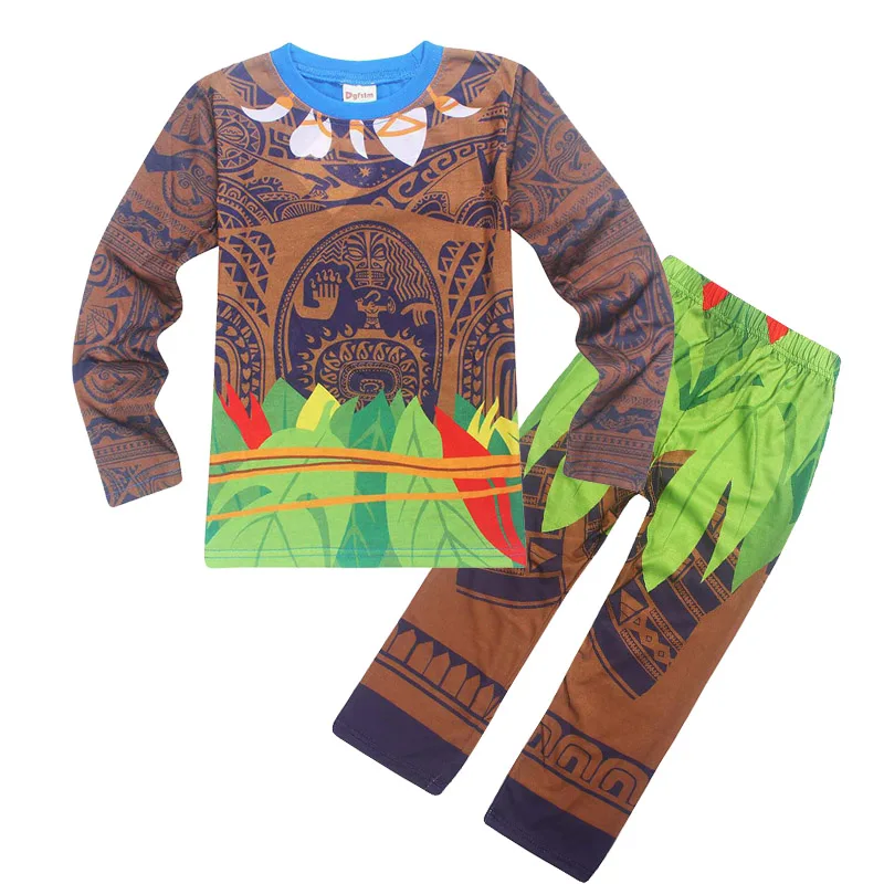 2017 для маленьких мальчиков Обувь девочек осень Моана Мауи Комплекты Дети с