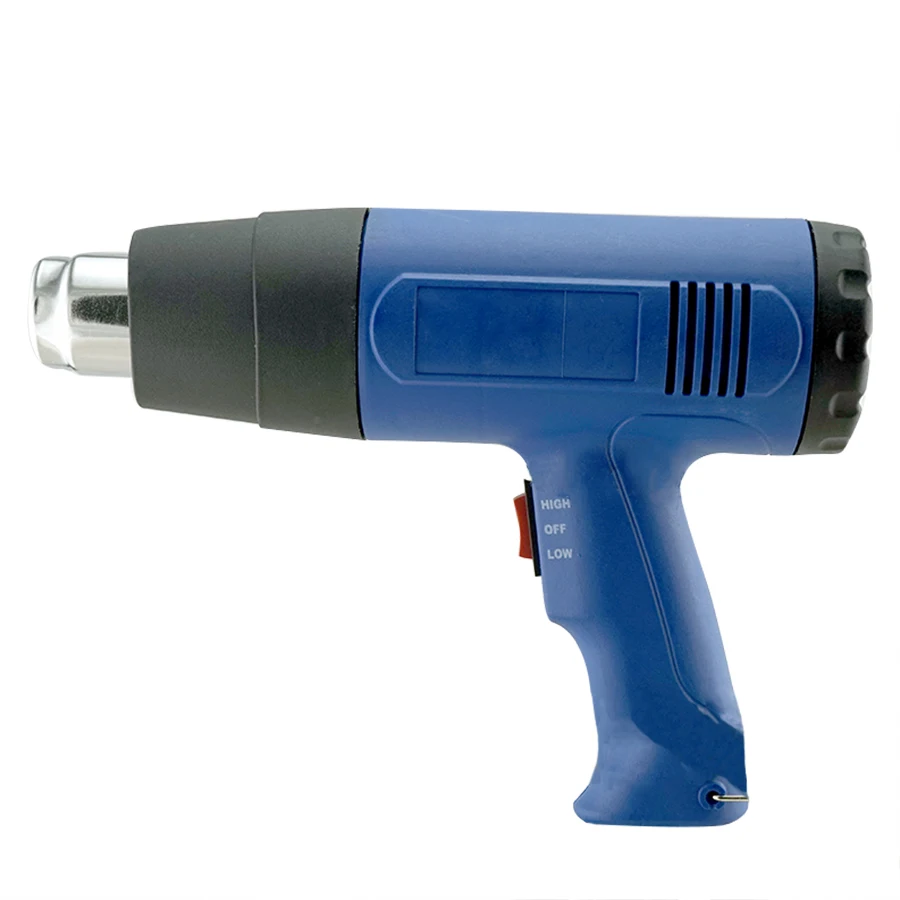 Новый тепловой пистолет горячего воздуха двойная температура + 4 насадки