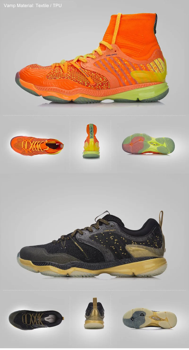 Li-Ning/Мужская Профессиональная обувь Ranger для бадминтона с высокой подушкой+ подкладка, спортивная обувь, кроссовки, AYAM009 XYY047