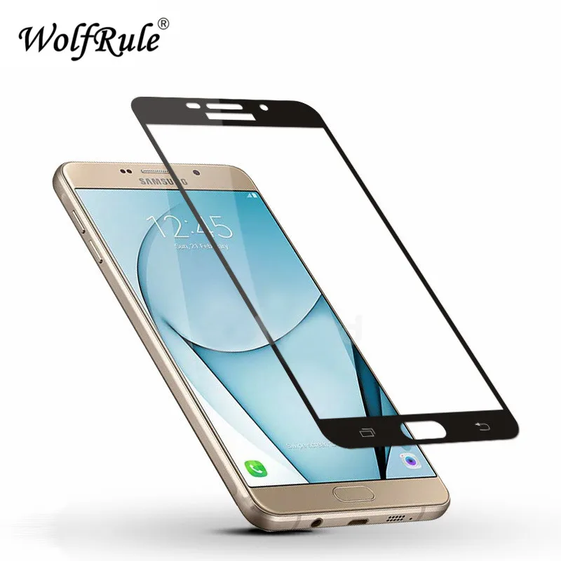 Защитная пленка для экрана Samsung Galaxy A3 2016 защитное стекло 9H закаленное полное