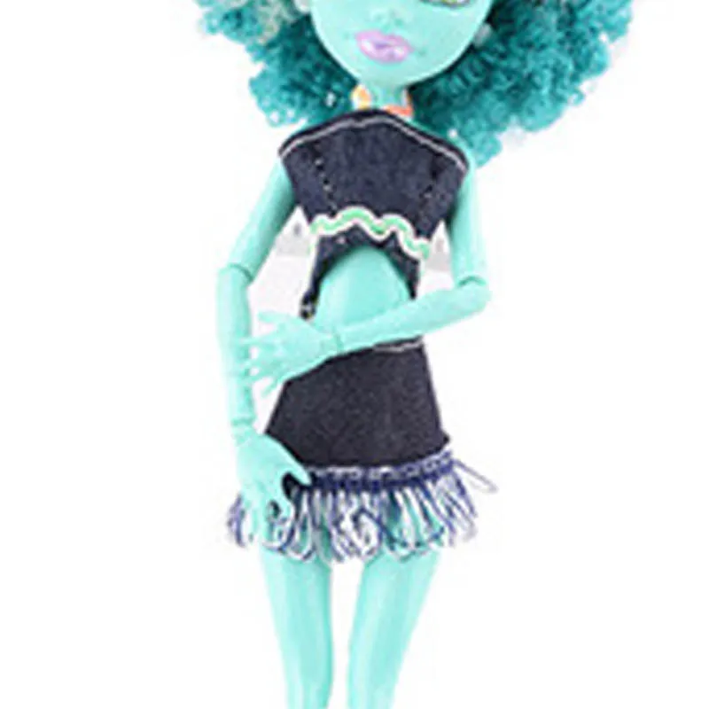 7 шт./лот, модная одежда, платья для куклы Monster High, платья для вечеринок, Vestidos, Повседневная Одежда для куклы детские игрушки Monster High
