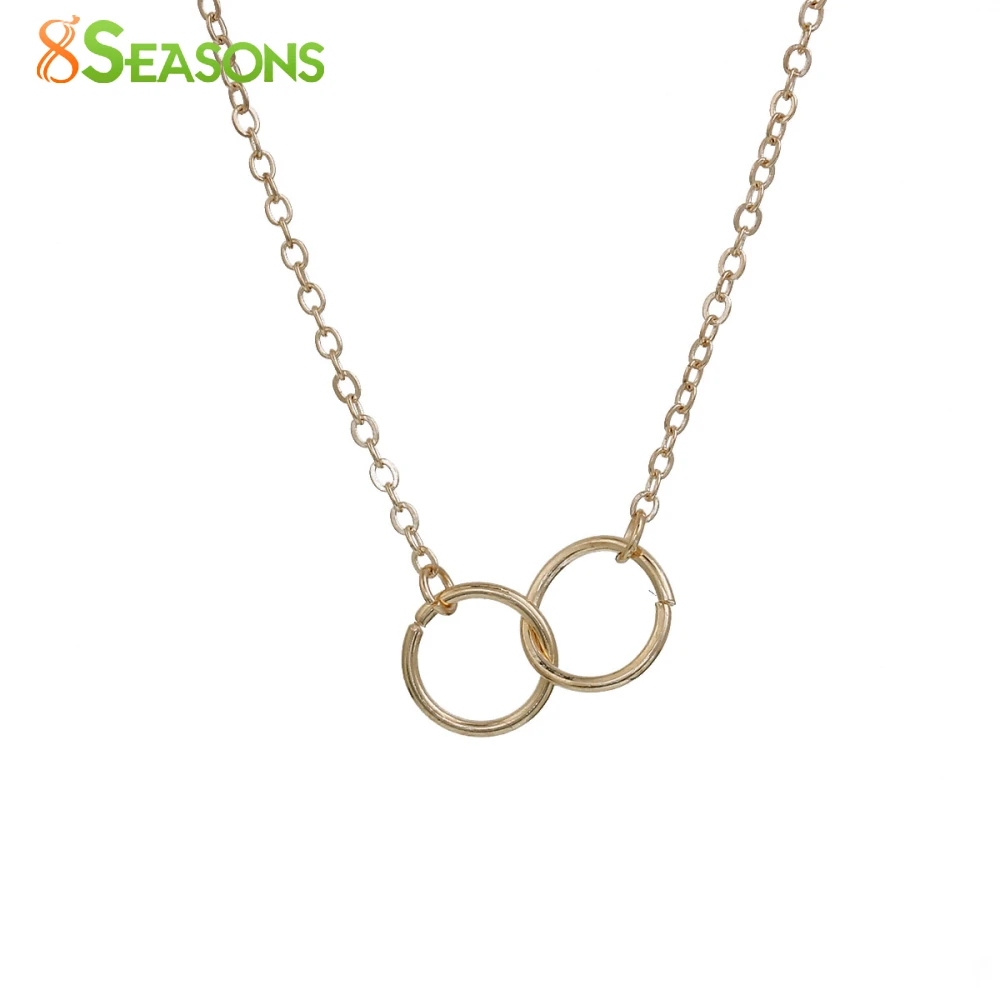 1 шт. кольцо золотого цвета длина 46 7 см 8 сезонов|circle necklace|necklace circlelong necklace |