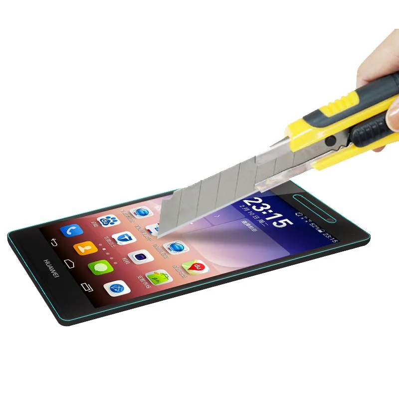Для huawei Ascend P7 закаленное Стекло защитная пленка оригинальный 2.5D с уровнем