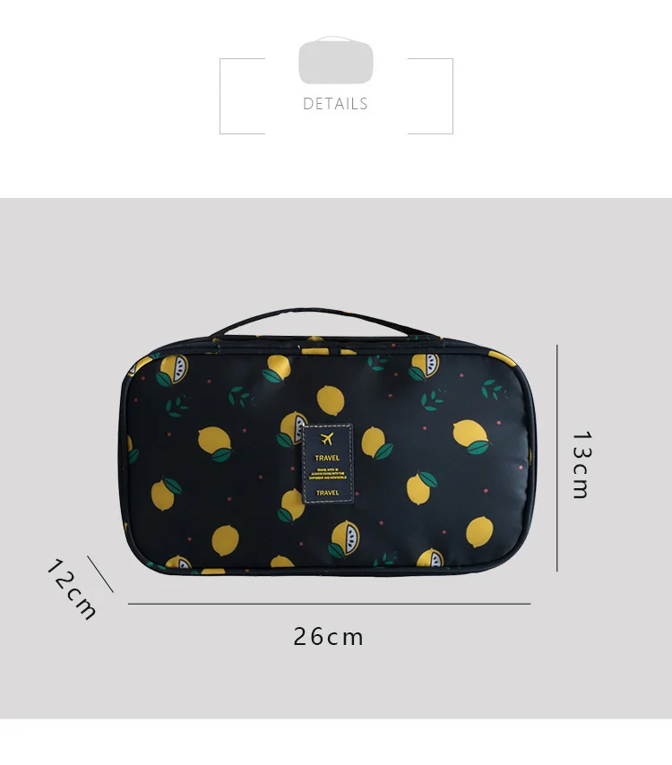 Portable Travel Underwear Storage Bag Multi-function Large Capacity Travel Underwear Bra Storage Bag Clothing Sorting Bag