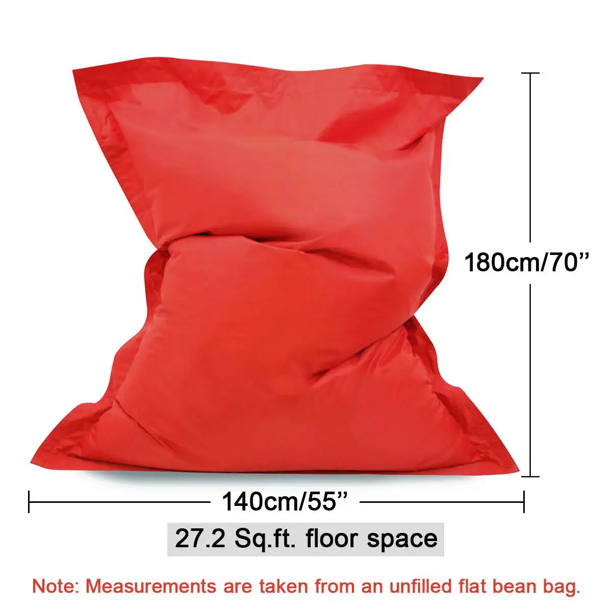 

Square BeanBag Sofa Cover Chairs without Filler Waterproof Lounger Seat Bean Bag Puff asiento Couch Tatami Living Room Furniture