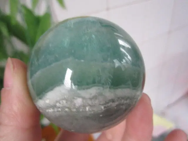 4 шт. ТОП! НАТУРАЛЬНЫЙ прозрачный ФЛЮОРИТ &amp obsidian ХРУСТАЛЬНЫЙ ШАР 40 мм | Дом и сад