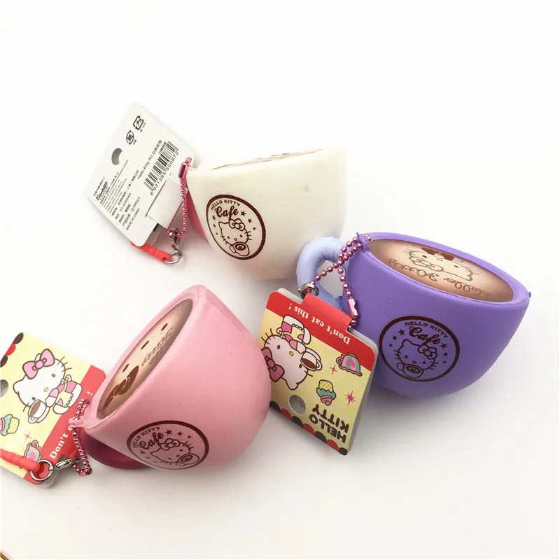 Мягкие hello kitty серии медленно поднимающиеся Kawaii мягкие Jumbo мини сжимаются забавные игрушки для детей рождественские подарки для детей