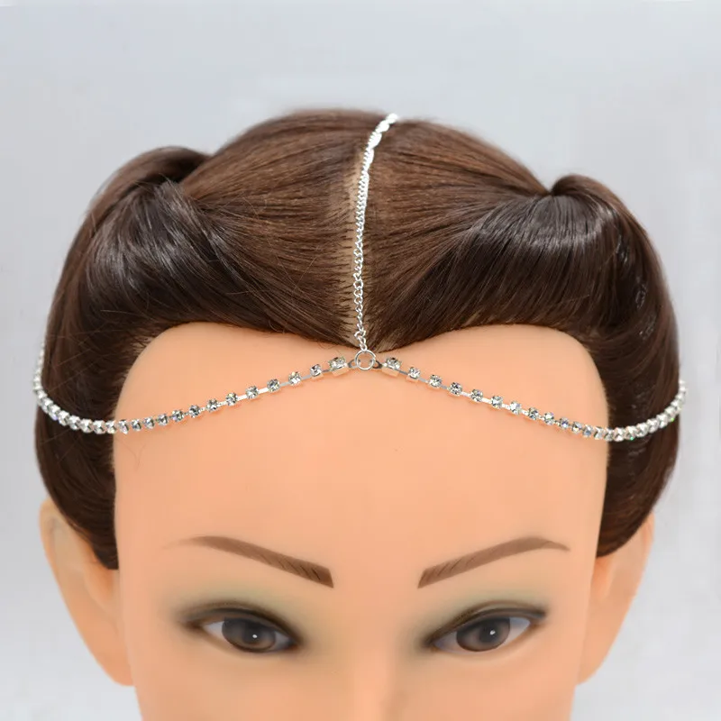 Новинки для женщин DIY египетского оголовье цвета: золотистый серебристый