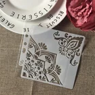 1 шт., трафареты для стен, 13 см