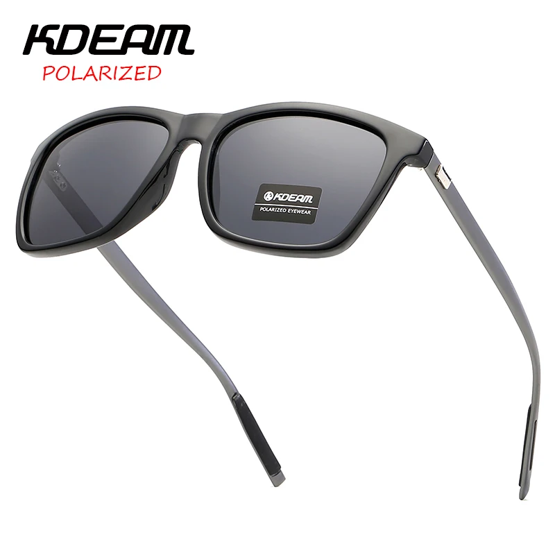

KDEAM Brand 2019 new Square Unisex Retro Aluminum Sunglasses Polarized Lens Vintage Sun Glasses For Men/Women UV400