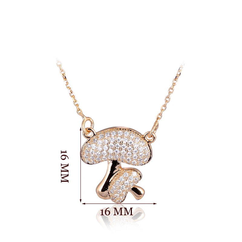 Подарок на день рождения для женщин золотистый оттенок белый кристалл циркония