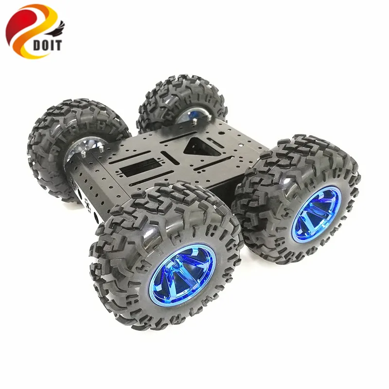 W3 3WD Smart Robot Car Platform With Omni Universal Wheel High Hardness Of Steel For Arduino DIY |