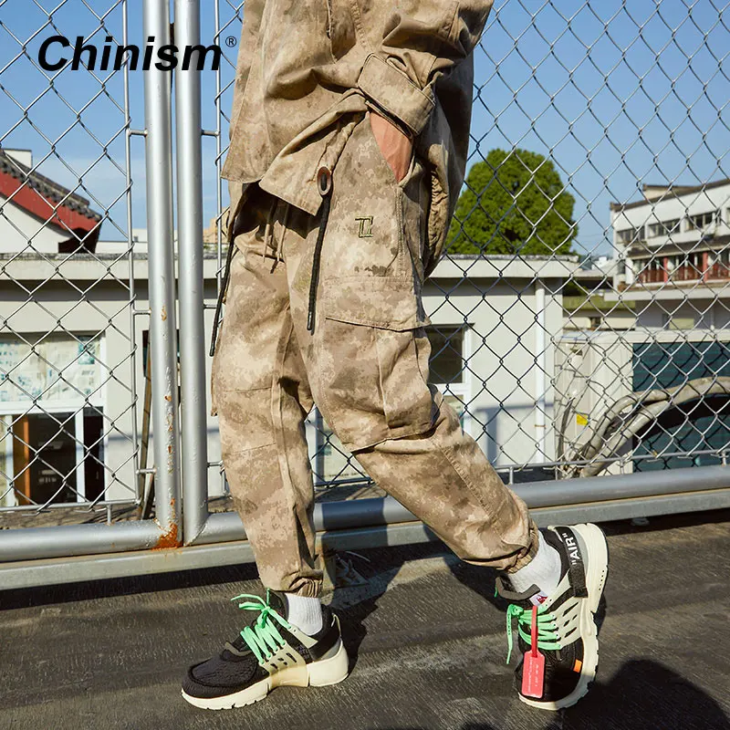 Китайские армейские тактические Брендовые брюки мужские камуфляжные свободные