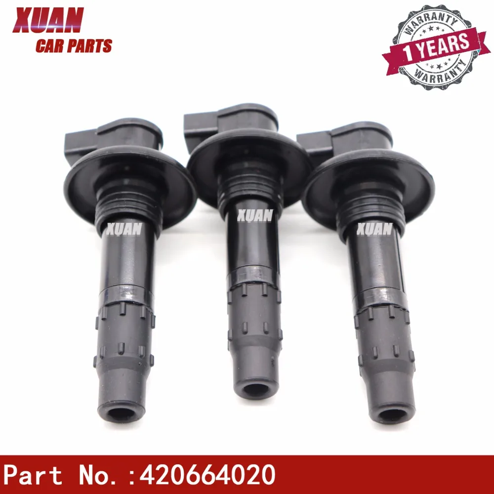 Высокое качество катушка зажигания 420-664-020 420664020 для SeaDoo GTIStick GTX RXT RXP GTS WAKE 4-TEC-4TEC 290664020 296000307