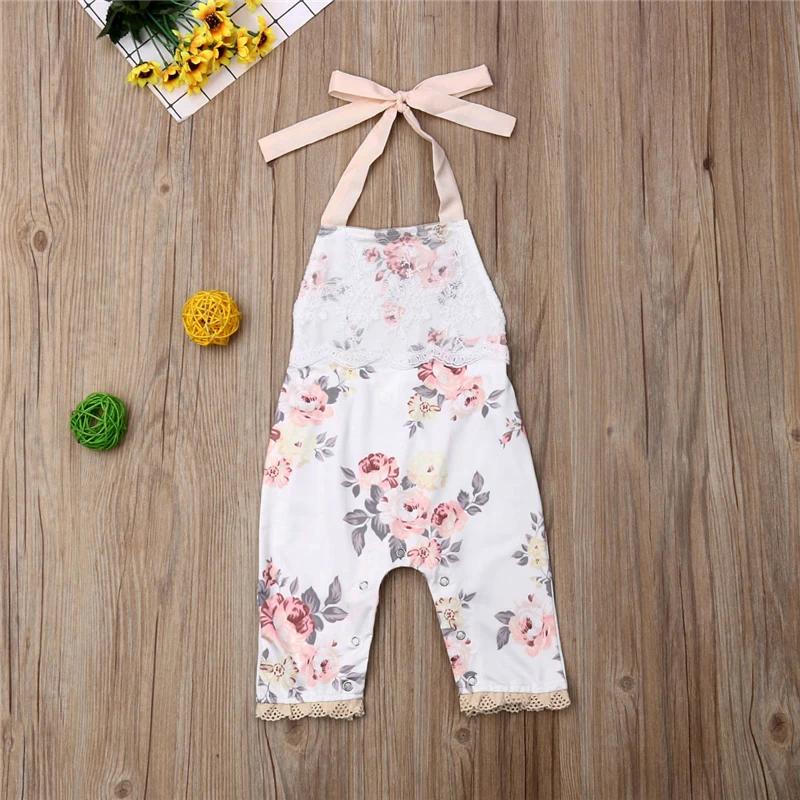 Летний комбинезон для новорожденных одежда без рукавов мальчиков и девочек с