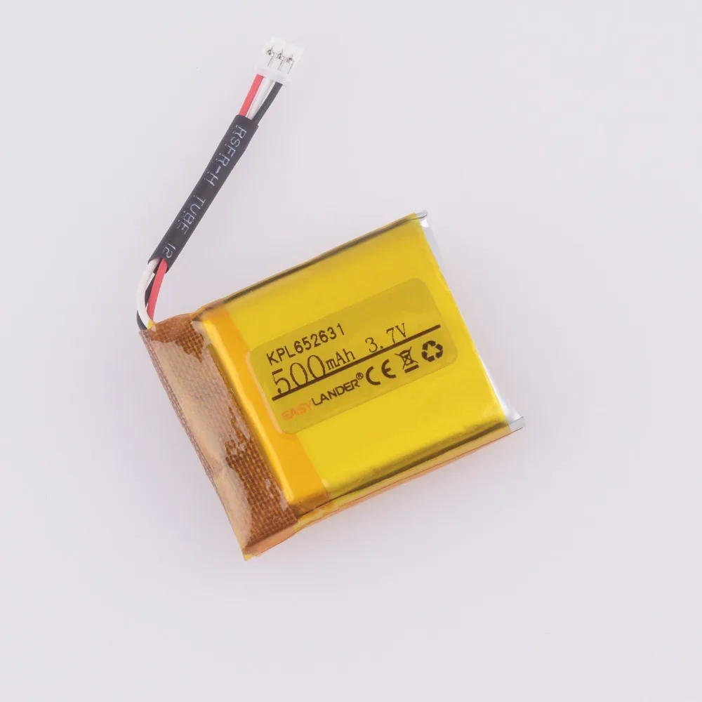 Замена Easylander 652631 3 7 V 500mAh литий полимерный аккумулятор для умных часов gps KPL652631 Suunto