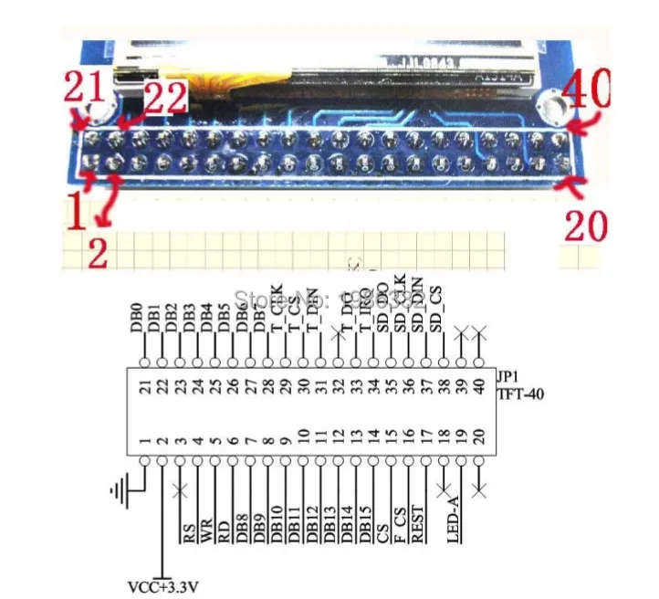 WS16 5-дюймовый 5 0 дюйма TFT ЖК-дисплей 800*480 Сенсорная панель модуль экрана SSD1963