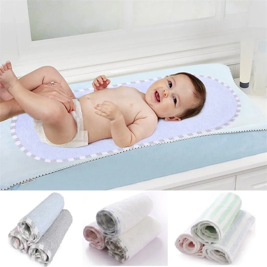 3 шт. складной коврик для смены подгузника новорожденных портативный пеленальный