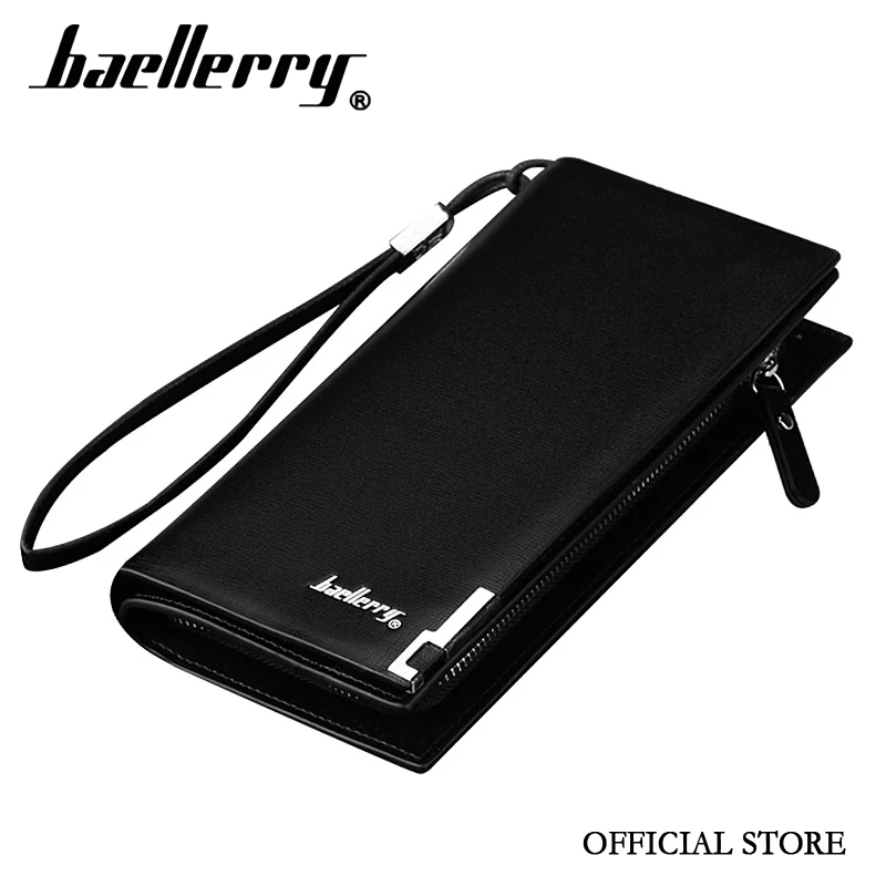 Брендовый Модный повседневный дизайнерский кожаный мужской кошелек Baellerry с