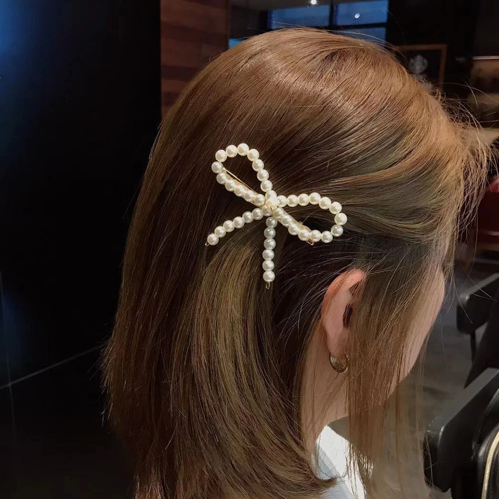 Модные 30 стилей женские корейские жемчужные имитация бисера заколка для волос
