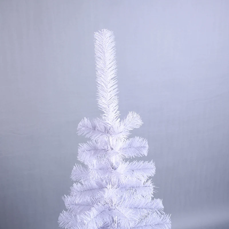 Искусственная декоративная Рождественская елка белая пластиковая 120 см