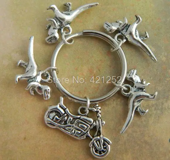 20 шт. брелок для мотоцикла в стиле Юрского периода Велоцираптор Парк подарок