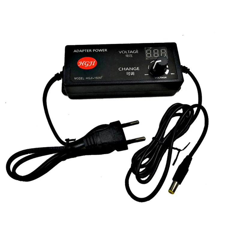 AC90V-250V переменного тока в постоянный 3,8 V-37 V 1.7A Регулируемый адаптер питания dc35V 30V 24v 22В 4,5 v 7v 8v с дисплеем светодиодный мотор Переключатель скоростей