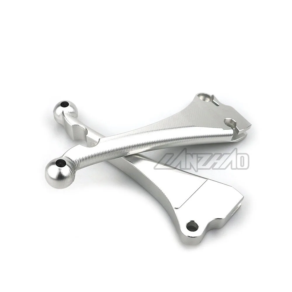 Silver Black CNC Алюминий мотоциклетные передние дисковые задние барабанные тормозные сцепные рычаги для VESPA S150 LX150 LXV150 PRIMAVERA SPRINT 150 - Цвет: Silver Black